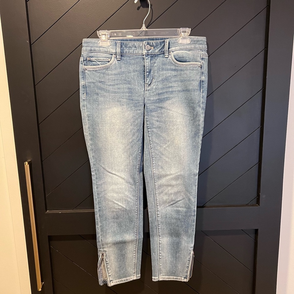 WHBM Skinny Jeans Cropped Size 4